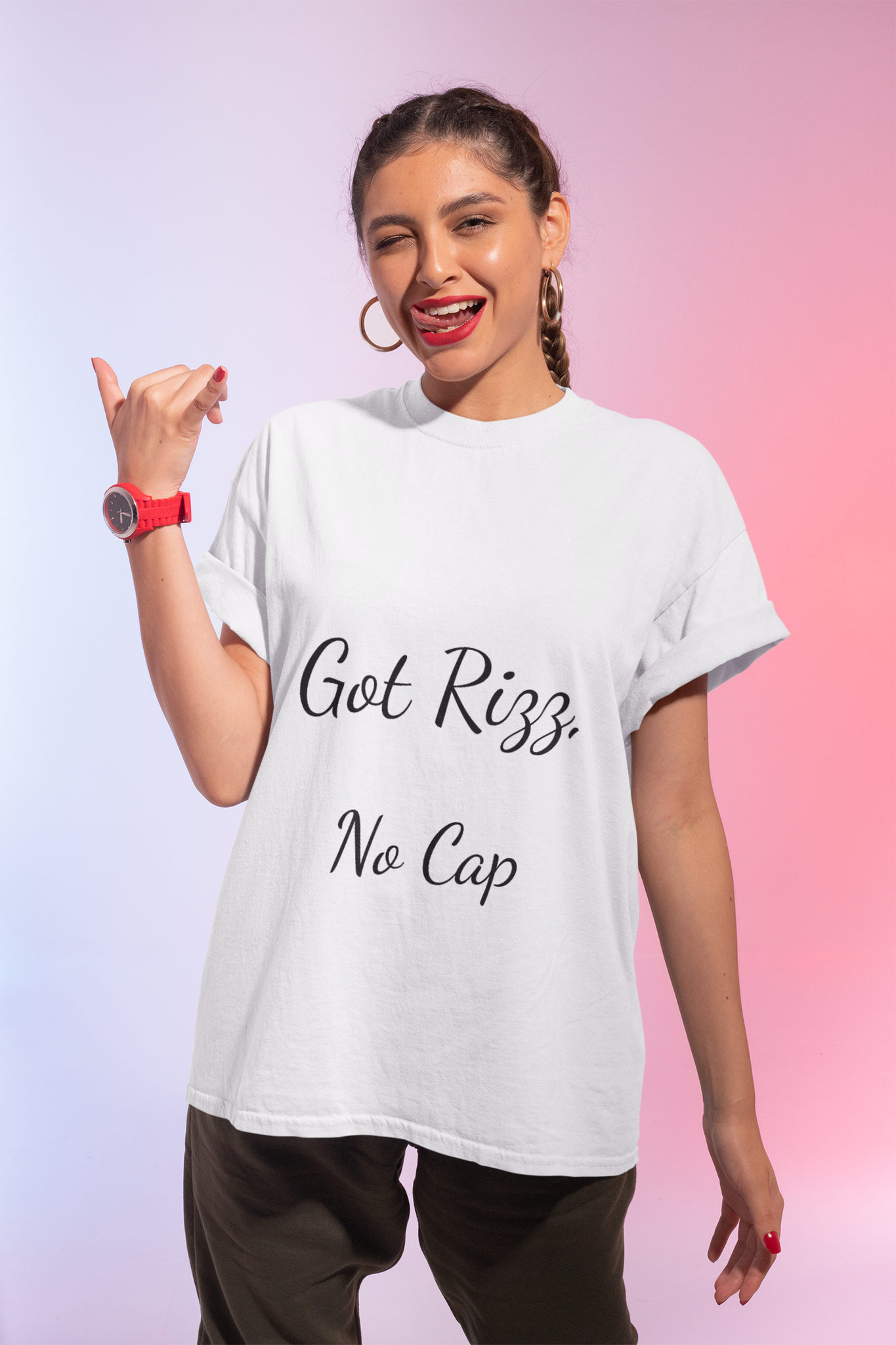 Got Rizz No Cap Softstyle T-Shirt - Casual Trendy Wear for All Occasions