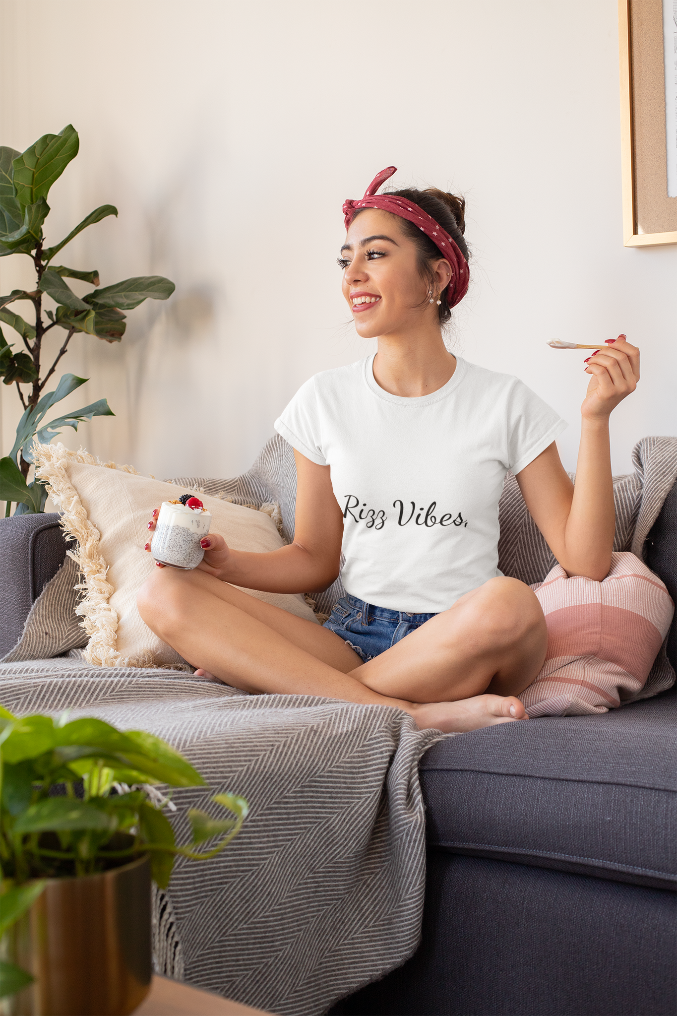 Gen Z Clothing: Rizz Vibes No Limits Heavy Cotton Tee - Casual Statement T-Shirt